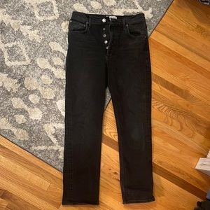 Agolde Riley Black Jeans (Size 26)